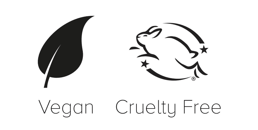 Using only vegan and cruelty free products